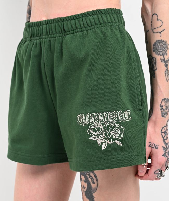 Empyre Jules Rose Green Sweat Shorts - thumbnail 3
