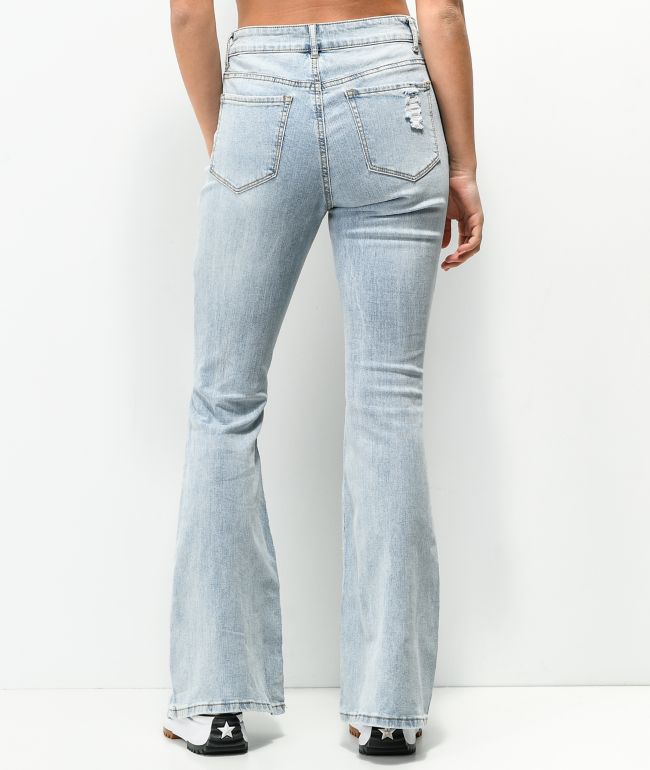 Empyre Kaytee Flare Distressed Jeans - thumbnail 2