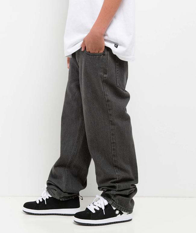 Empyre Kids Deck Black Loose Fit Skate Jeans - thumbnail 3