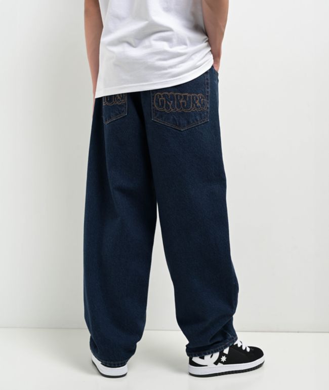 Empyre Kids Evening Blue Washed Ultra Loose Denim Jeans
