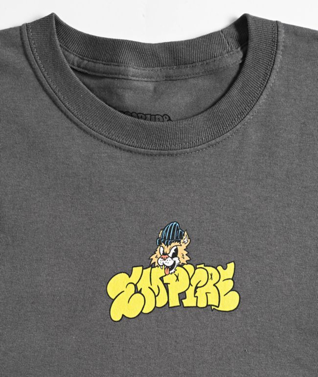 Empyre Kids Graffiti Cat Grey T-Shirt - thumbnail 3