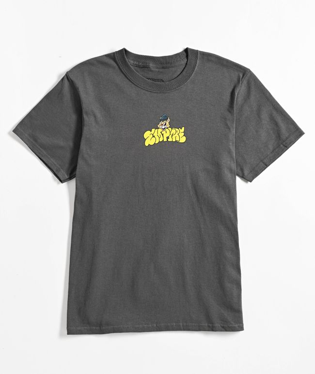 Empyre Kids Graffiti Cat Grey T-Shirt - thumbnail 2