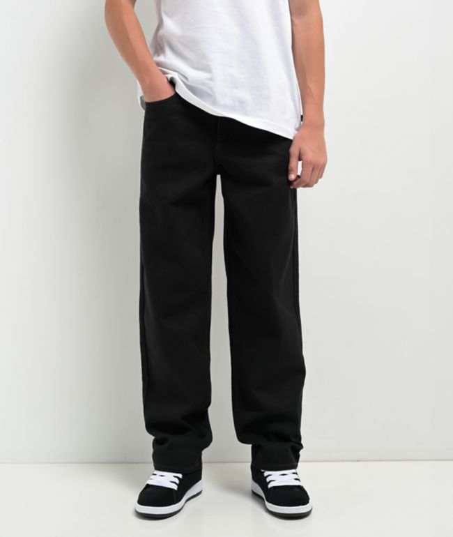 Empyre Kids Loose Fit Black Denim Skate Pants