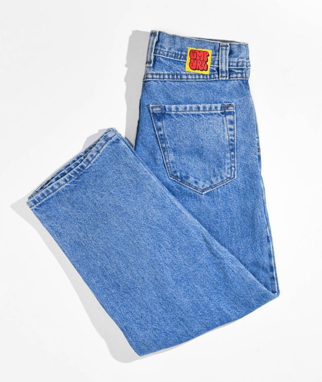 Empyre Kids Loose Fit Blue Denim Skate Pants - thumbnail 3