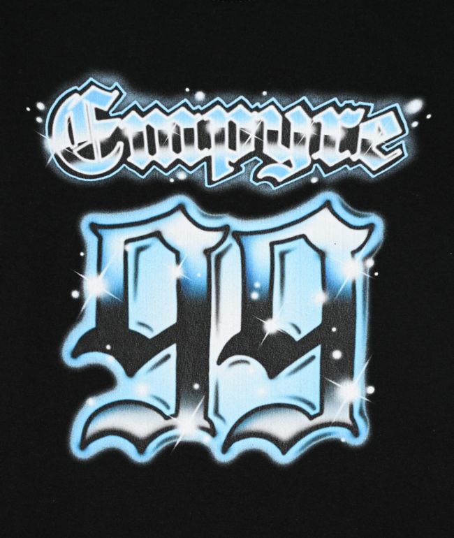 Empyre Kids Varsity Chrome Black T-Shirt - thumbnail 3