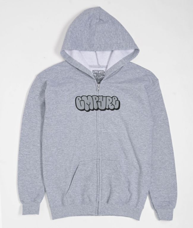 Empyre Kids Yolked Grey Zip Hoodie