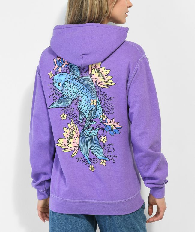 Empyre Koi Balance Purple Hoodie