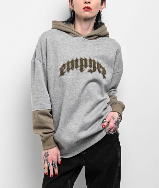 Empyre Lane Patch Grey Hoodie