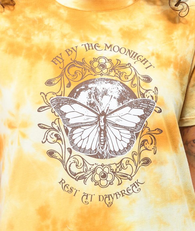 Empyre Laynie Moonlight Yellow Tie Dye T-Shirt - thumbnail 3