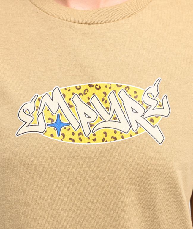 Empyre Leopard Logo Tan T-Shirt - thumbnail 3