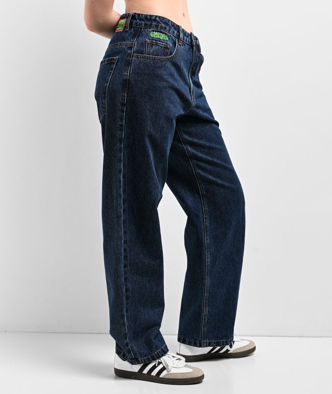 Empyre Loiter Blue Straight Leg Jeans - thumbnail 3