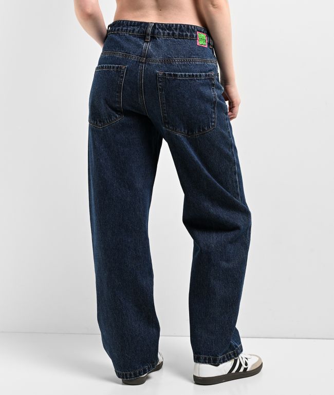 Empyre Loiter Blue Straight Leg Jeans - thumbnail 2