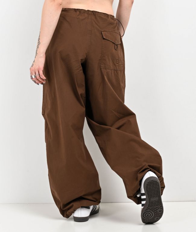 Empyre Lola Brown Parachute Pants - thumbnail 2