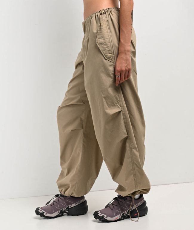 Empyre Lola Tan Parachute Pants - thumbnail 3