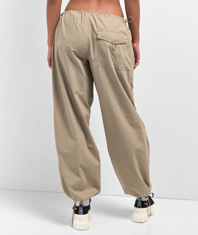 Empyre Lola Tan Parachute Pants - thumbnail 2