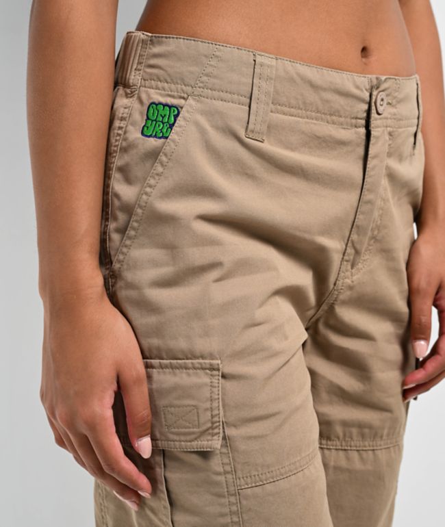 Empyre Loose Fit Dillon Khaki Cargo Shorts - thumbnail 3