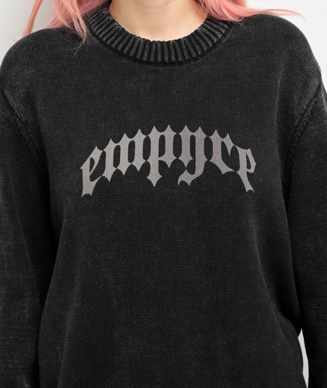 Empyre Maddox Grey Wash Sweater - thumbnail 3