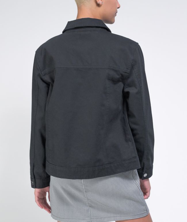 Empyre Marley Washed Black Denim Jacket - thumbnail 2