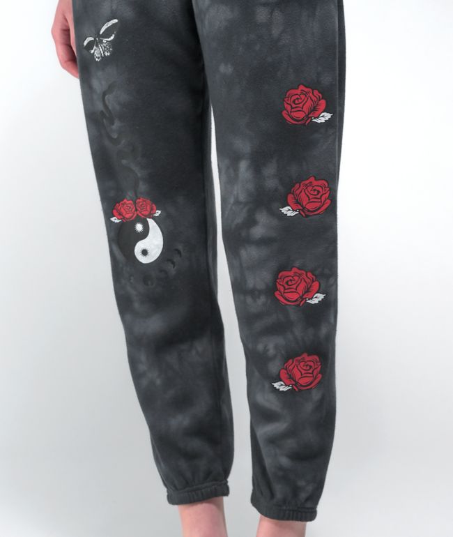 Empyre Meleah Black Tie Dye Sweatpants - thumbnail 3