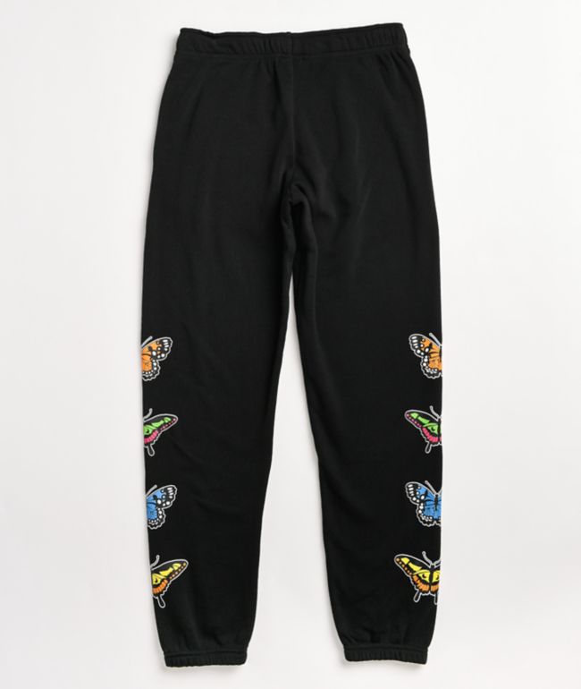 Empyre Meleah Butterfly Black Jogger Sweatpants - thumbnail 2