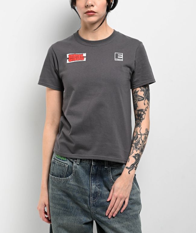 Empyre Metro Zoomin Charcoal T-Shirt - thumbnail 2
