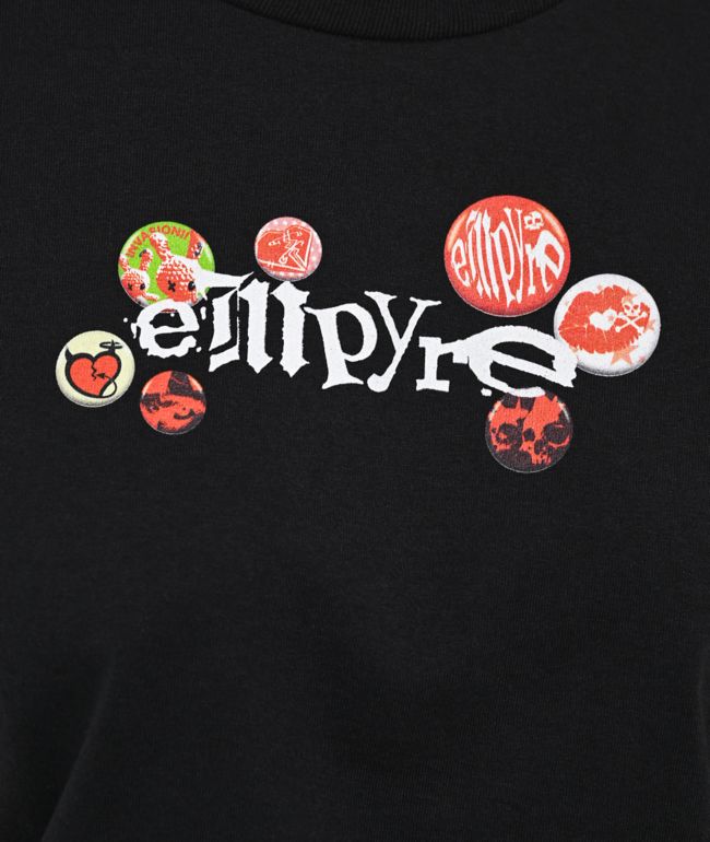 Empyre Mix N Match Buttons Black T-Shirt - thumbnail 3
