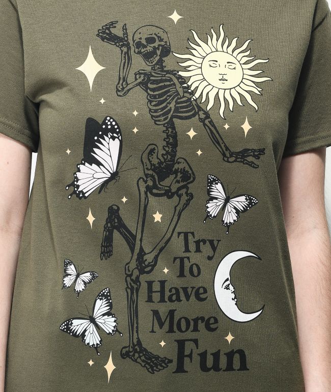 Empyre More Fun Green T-Shirt - thumbnail 3