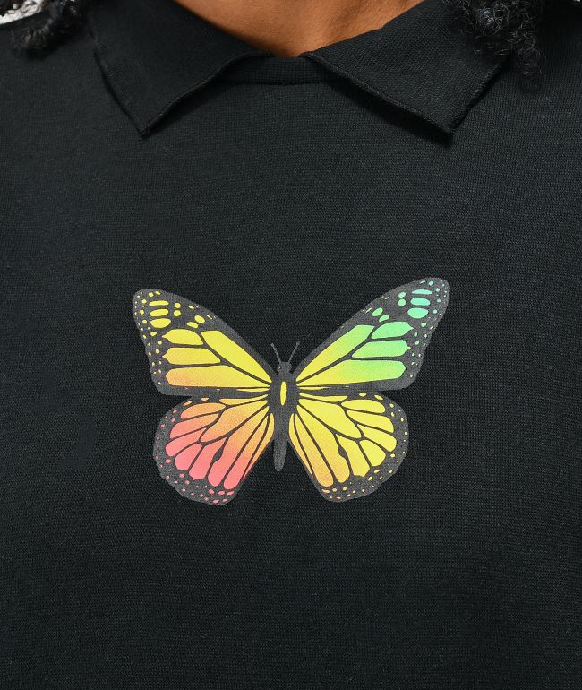 Empyre Morna Butterfly Crewneck Sweatshirt - thumbnail 2