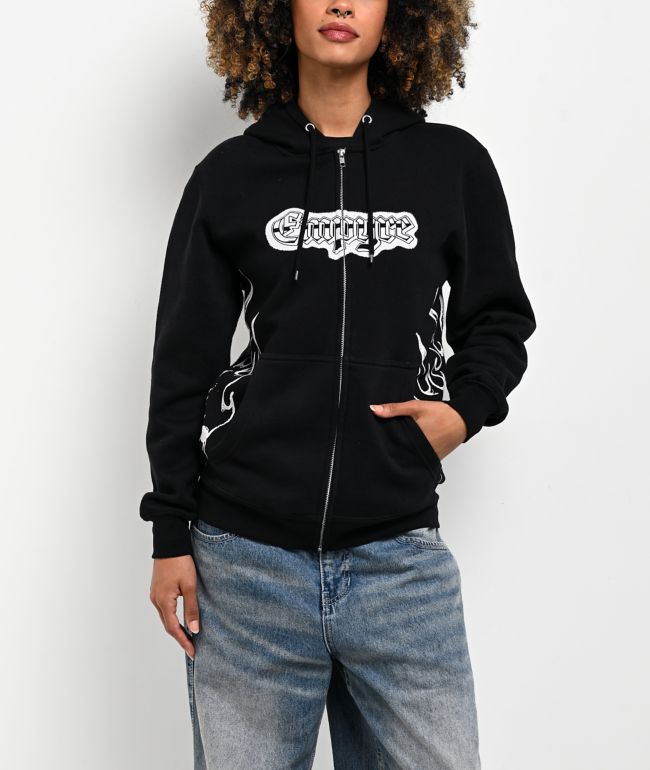 Empyre Pencil Flash Black Zip Hoodie - thumbnail 2