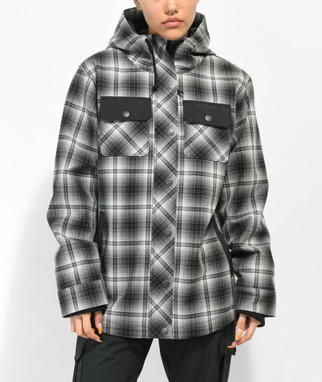 Empyre Ridge Run Black & White 10K Snowboard Jacket