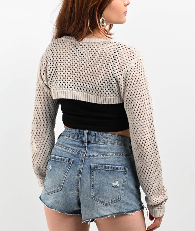 Empyre Shan Tan Shrug Sweater - thumbnail 2