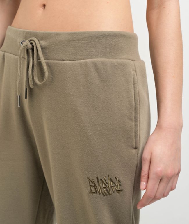 Empyre Simone Green Flare Sweatpants - thumbnail 3