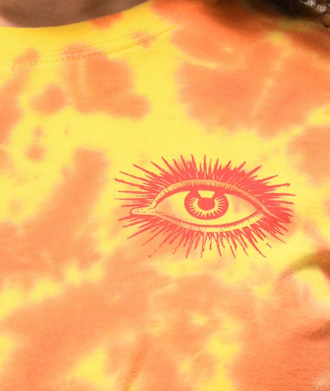 Empyre Sloane Yellow Tie Front T-Shirt - thumbnail 3