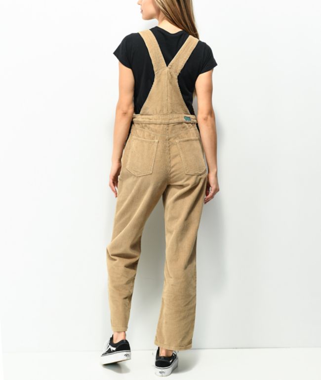 Empyre Suzie Khaki Corduroy Overalls - thumbnail 2