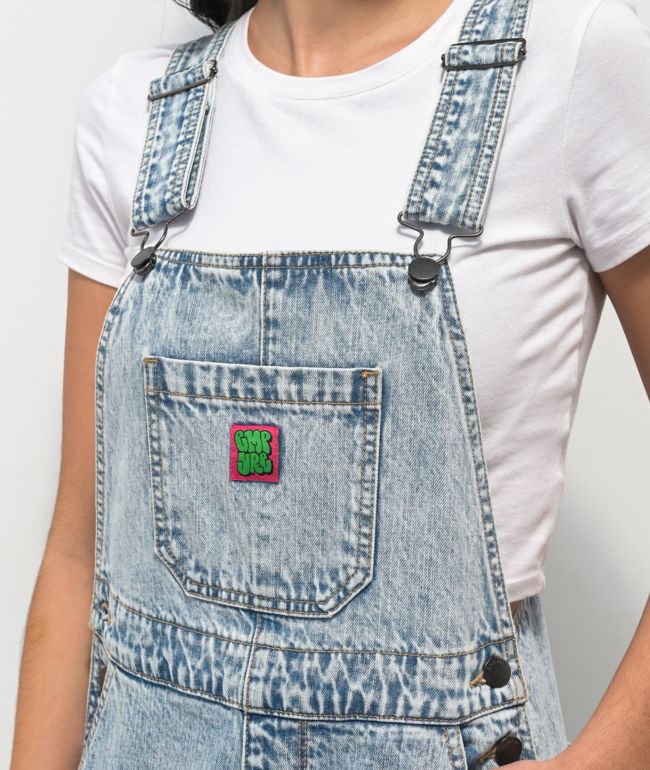 Empyre Suzie Light Wash Denim Overalls - thumbnail 3