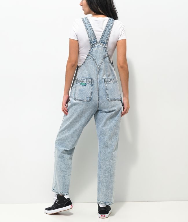 Empyre Suzie Light Wash Denim Overalls - thumbnail 2