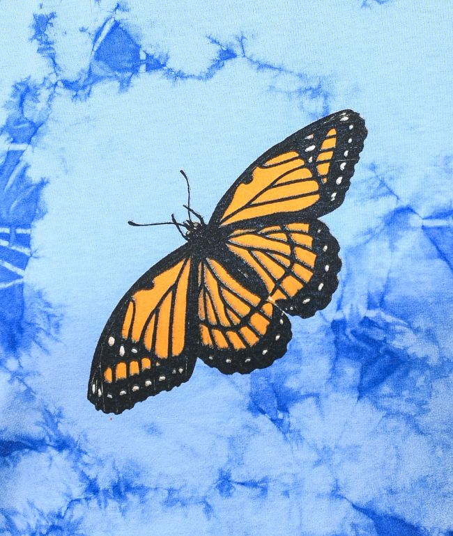 Empyre Take Care Blue Tie Dye T-Shirt - thumbnail 3