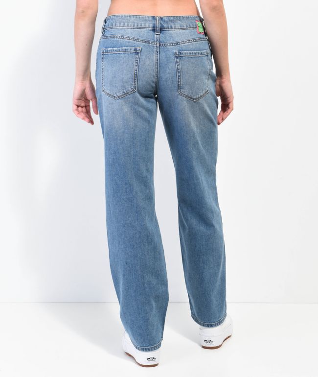 Empyre Tara Low Rise Denim Skate Jeans - thumbnail 2