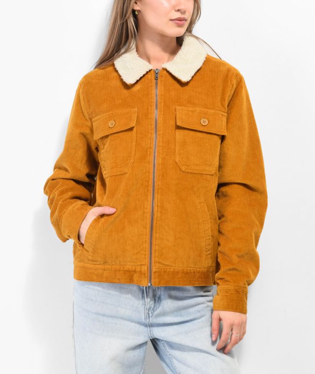 Empyre Tatum Brown Corduroy Jacket - thumbnail 3