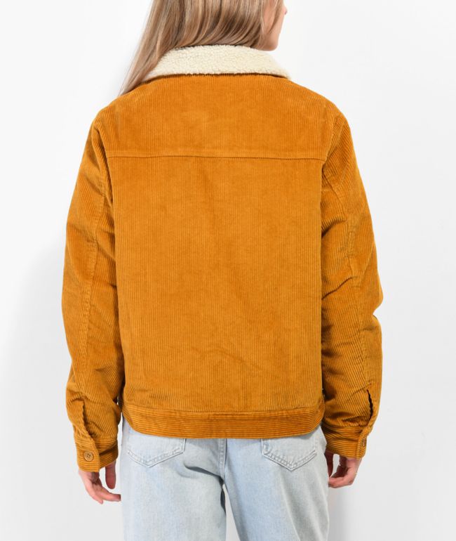 Empyre Tatum Brown Corduroy Jacket - thumbnail 2