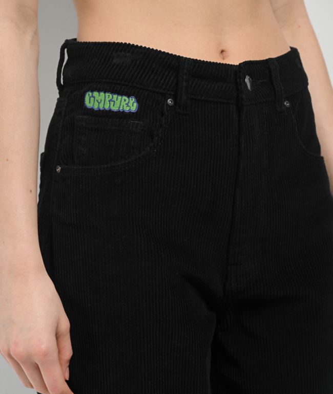 Empyre Tori 90s Black Corduroy Skate Pants - thumbnail 3