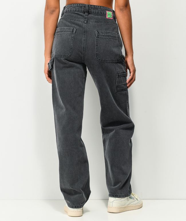 Empyre Tori 90s Black Wash Carpenter Skate Jeans - thumbnail 2