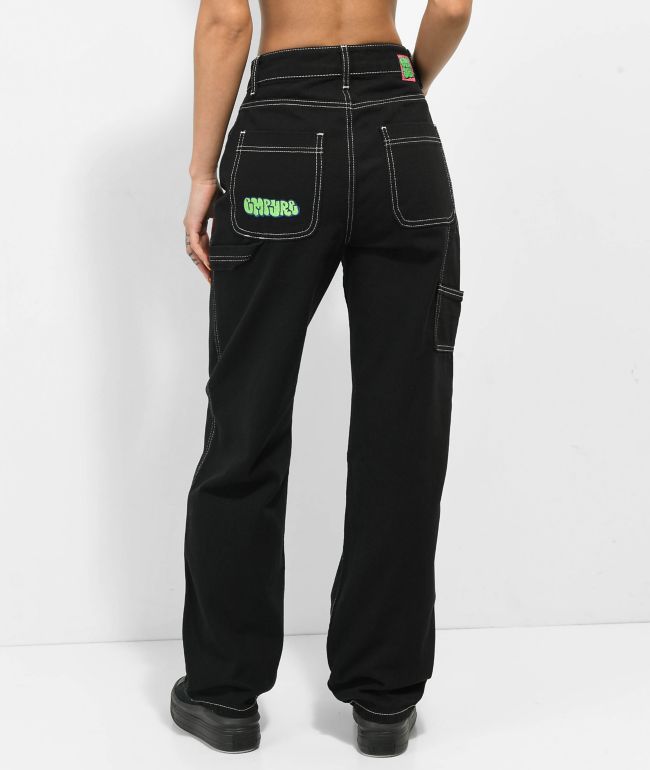 Empyre Tori Black Carpenter Skate Pants - thumbnail 2