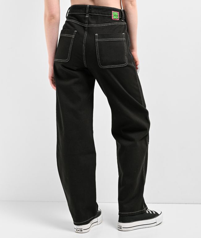 Empyre Tori Black Double Knee Carpenter Pants - thumbnail 2