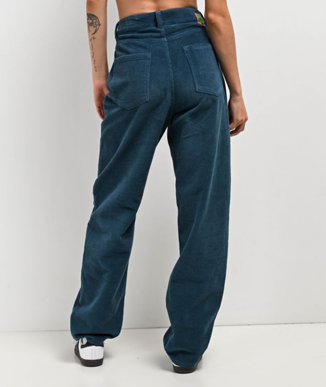 Empyre Tori Teal Corduroy Skate Pants - thumbnail 2