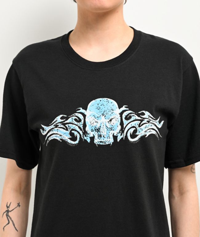 Empyre Y2K Skull Black T-Shirt - thumbnail 2