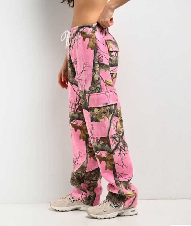 Empyre x Realtree EDGE Colors Pink Cargo Sweatpants - thumbnail 3