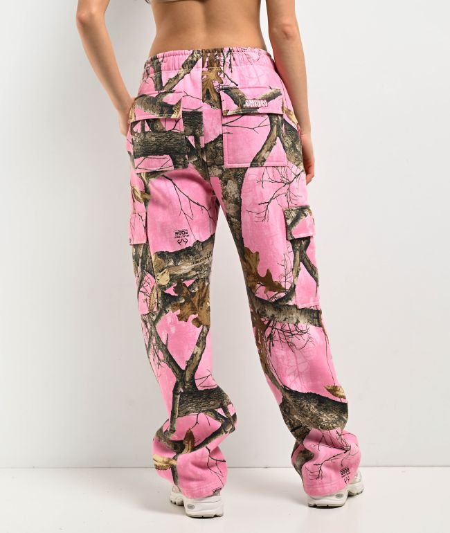 Empyre x Realtree EDGE Colors Pink Cargo Sweatpants - thumbnail 2
