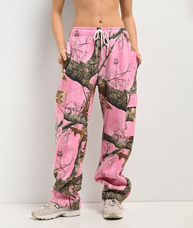 Empyre x Realtree EDGE Colors Pink Cargo Sweatpants