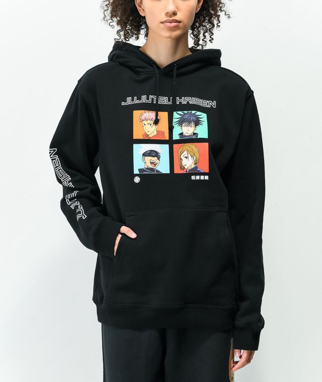 Episode x Jujutsu Kaisen Squad Black Hoodie